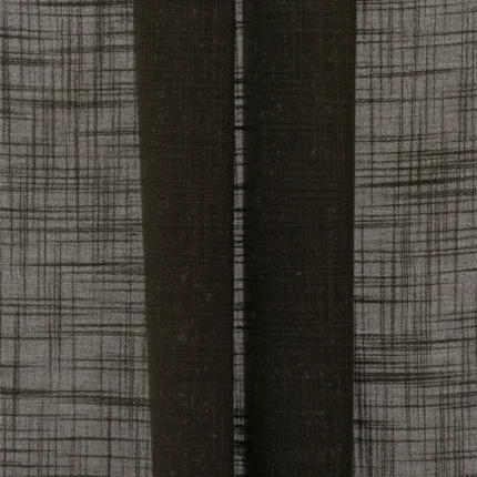 Roman Shades | Lush Linen Sheer - Coffee - Folded | Curtain Avenue