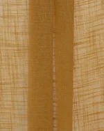 Roman Shades | Lush Linen Sheer - Gold - Folded | Curtain Avenue
