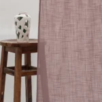 Ripple Fold Drapes | Lush Linen Sheer - Mauve - Curtain | Curtain Avenue