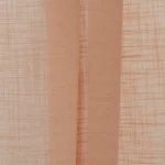 Roman Shades | Lush Linen Sheer - Peach - Folded | Curtain Avenue
