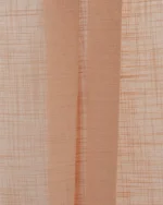 Roman Shades | Lush Linen Sheer - Peach - Folded | Curtain Avenue