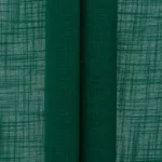 Roman Shades | Lush Linen Sheer - Peacock - Folded | Curtain Avenue