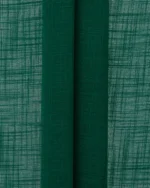 Roman Shades | Lush Linen Sheer - Peacock - Folded | Curtain Avenue