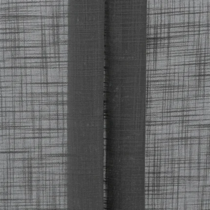 Roman Shades | Lush Linen Sheer - Platinum - Folded | Curtain Avenue