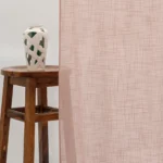 Ripple Fold Drapes | Lush Linen Sheer - Rose - Curtain | Curtain Avenue