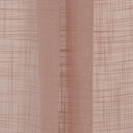 Roman Shades | Lush Linen Sheer - Rose - Folded | Curtain Avenue