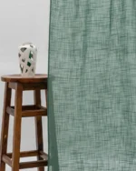 Ripple Fold Drapes | Lush Linen Sheer - Seafoam - Curtain | Curtain Avenue