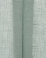 Roman Shades | Lush Linen Sheer - Sky - Folded | Curtain Avenue