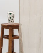 Mercer Striped Sheer Ripple Fold Curtains - Mocha