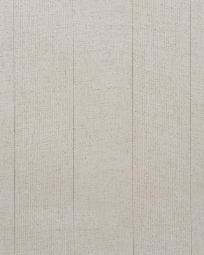 Mercer Striped Sheer Roman Shades - Mocha - Image 2