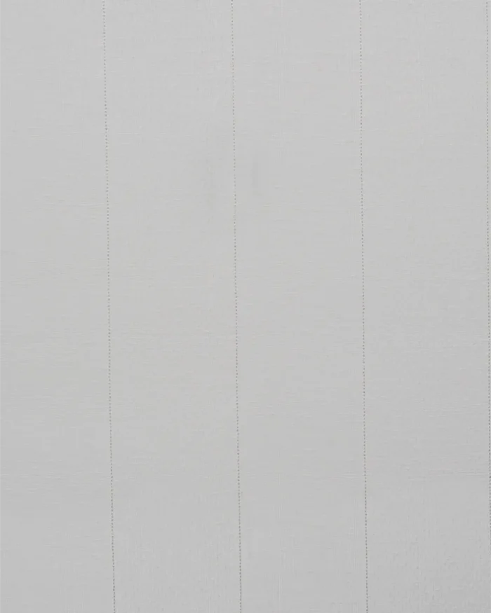 Mercer Striped Sheer Roman Shades - Snow - Image 2