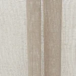 Mercer Striped Sheer Roman Shades - Taupe