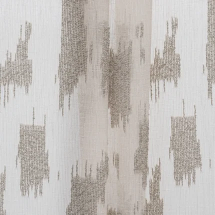 Curtains | Oasis Slub Textured Sheer - Beige - Folded | Curtain Avenue