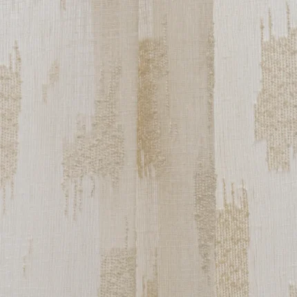 Curtains | Oasis Slub Textured Sheer - Cream - Folded | Curtain Avenue