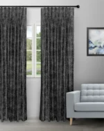 Only - Black/Gray Custom Curtains