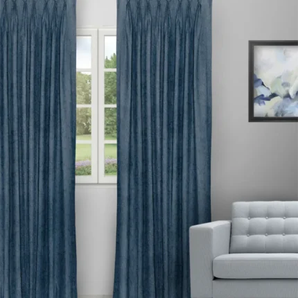 Curtains | Only Blue Grey - Curtain (Webp) | Curtain Avenue