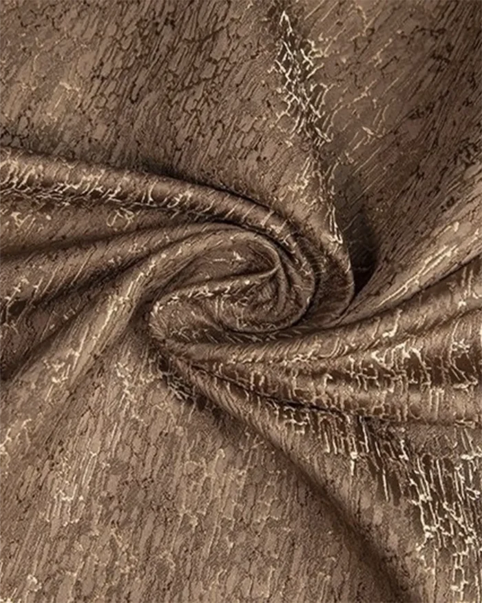 Only - Coffee/Gold Ripple Fold Drapes - Image 2