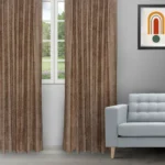 Only - Coffee/Gold Ripple Fold Drapes