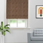 Only - Coffee/Gold Roman Shades