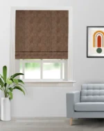 Only - Coffee/Gold Roman Shades