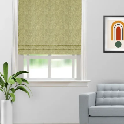Roman Shades | Only Lime - Roman Shade (Webp) | Curtain Avenue