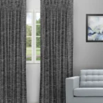 Oreo - Black/ Grey Custom Curtains