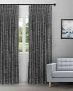 Oreo - Black/ Grey Custom Curtains