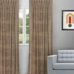 Oreo - Coffee/ Gold Custom Curtains