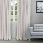 Oreo - Oyster Ripple Fold Drapes