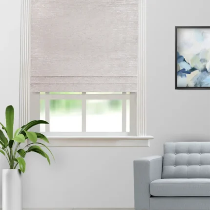 Roman Shades | Oreo Oyester - Roman Shade (Webp) | Curtain Avenue