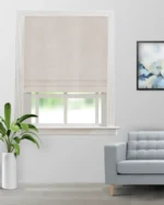 Roman Shades | Orlando Beige - Roman Shade (Webp) | Curtain Avenue