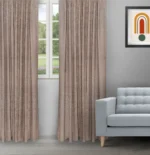 Orlando - Coffee Ripple Fold Drapes