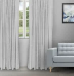 Orlando - Gray Ripple Fold Drapes
