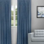 Orlando - Navy Custom Curtains