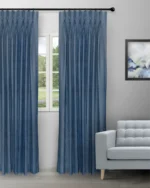Orlando - Navy Custom Curtains