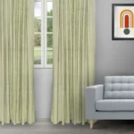 Orlando - Olive Ripple Fold Drapes
