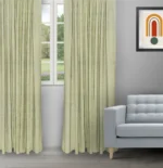 Orlando - Olive Ripple Fold Drapes