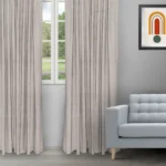 Orlando - Taupe Ripple Fold Drapes