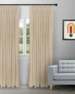 Sand Bubble - Beige Custom Curtains