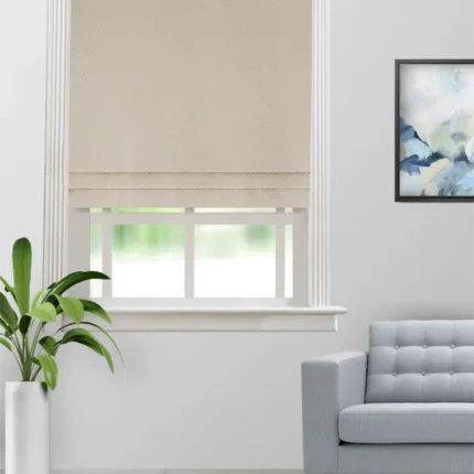 Roman Shades | Sand Bubble Dune - Roman Shade (Webp) | Curtain Avenue