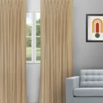 Sand Bubble - Gold Custom Curtains
