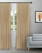 Sand Bubble - Gold Custom Curtains