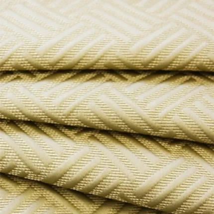 Ripple Fold Drapes | Sand Bubble Gold - Folded (Webp) | Curtain Avenue