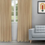 Sand Bubble - Gold Ripple Fold Drapes