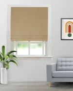 Sand Bubble - Gold Roman Shades
