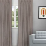 Sand Bubble - Mocha Custom Curtains