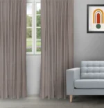Sand Bubble - Mocha Ripple Fold Drapes