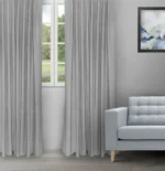 Sand Bubble - Slate Ripple Fold Drapes