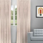 Sand Texture - Beige Custom Curtains