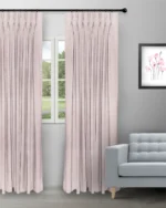 Sand Texture - Blush Custom Curtains